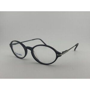 CASUALS - BLACK & SILVER 48-20-125 Round Glasses Frames